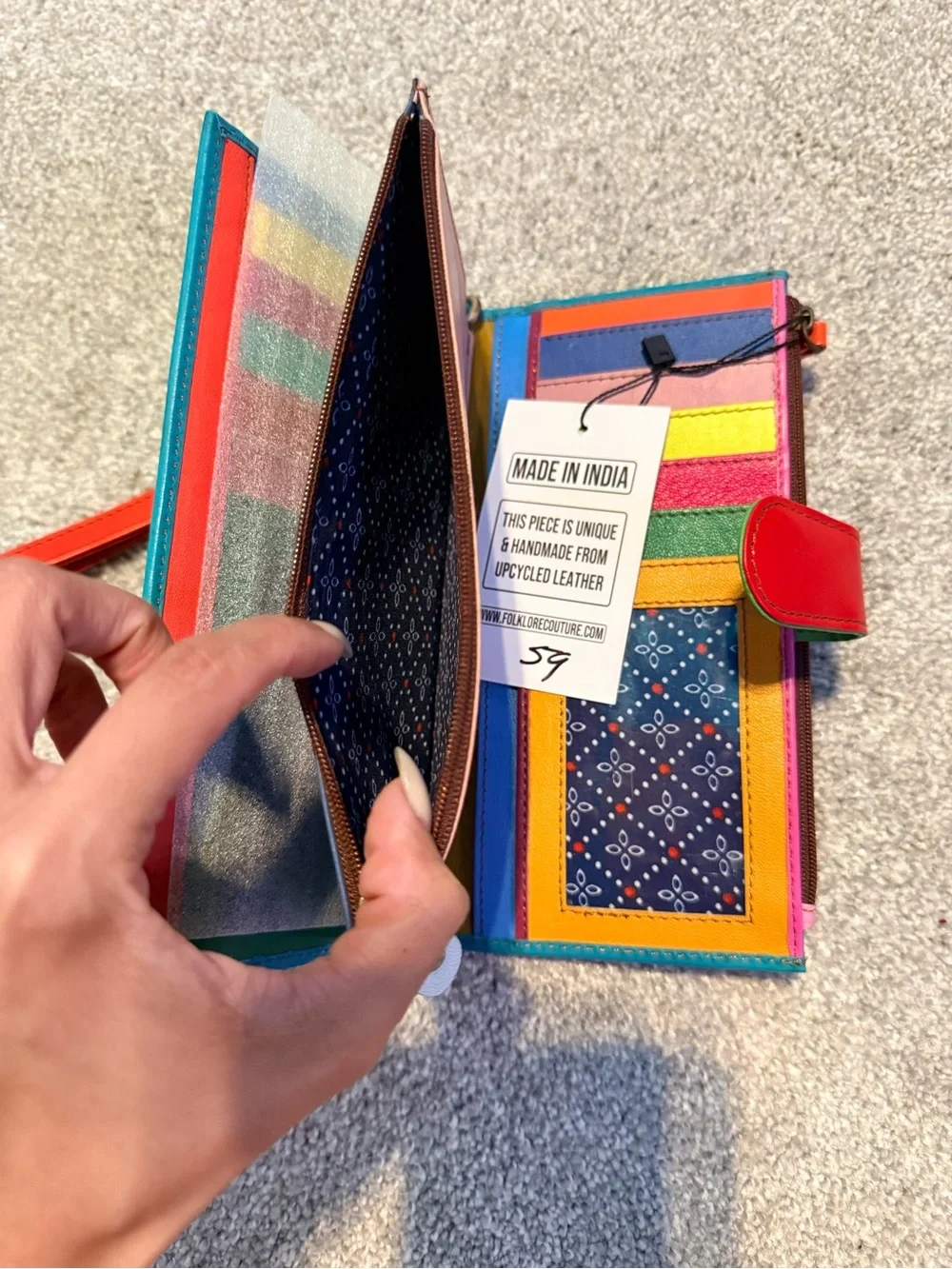 🤍 Brand new with tags FolkLore Couture wallet.